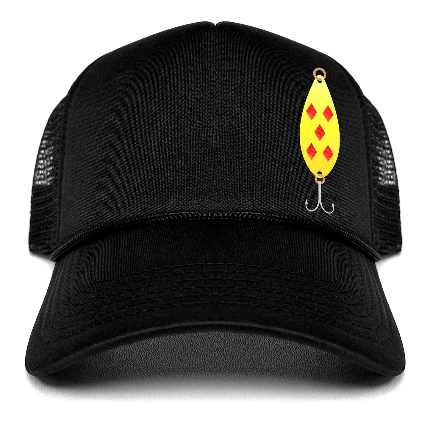 5 of Diamonds Hat - Black